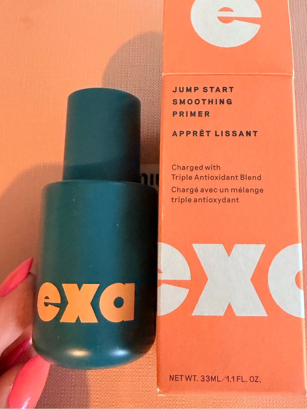 EXA Jumpstart Smoothing Primer .33/ 1.1 fl oz Charged w/Triple Antioxidant Blen
